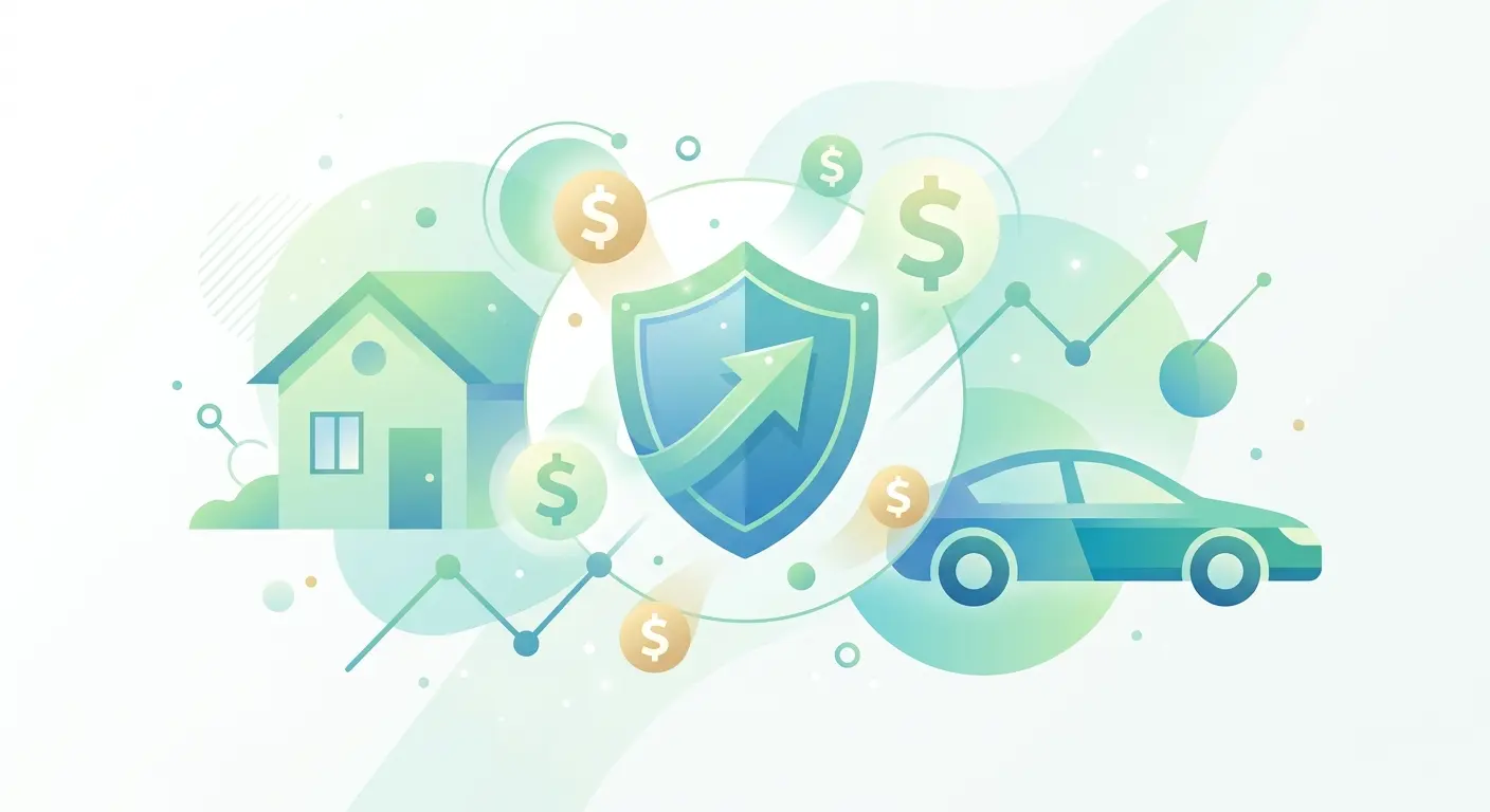 Financial services illustration